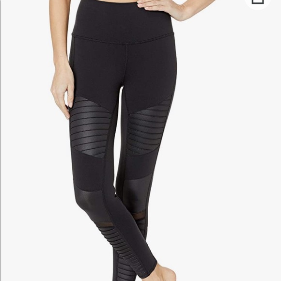 ALO Yoga Pants - Alo Yoga Black Moto Leggings (Size XS)